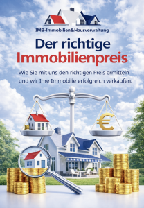 Titelbild des kostenlosen Ratgebers Der richtige Immobilienpreis von IMB Immobilien